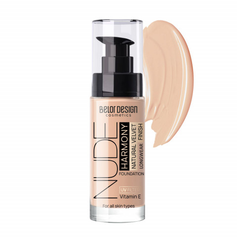 Крем тональный BelorDesign Nude Harmony тон 203 medium beige 33 г Крем тональный BelorDesign Nude Harmony тон 203 medium beige 33 г