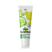 Крем-бальзам IRIS Lime & Cucumber для ног 100мл с мочевиной 10,5% от мозолей и натоптышей Крем-бальзам IRIS Lime & Cucumber для ног 100мл с мочевиной 10,5% от мозолей и натоптышей