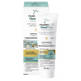 Крем дневной для лица и шеи 45+ SPF 15 Витэкс Pharmacos Dead Sea Total lifting Совершенный лифтинг 50 мл Крем дневной для лица и шеи 45+ SPF 15 Витэкс Pharmacos Dead Sea Total lifting Совершенный лифтинг 50 мл