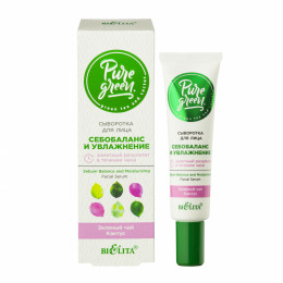 Сыворотка для лица Белита Pure Green Себобаланс и увлажнение 30 мл