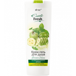 Крем-гель для душа Витекс Exotic Fresh Фейхоа и Мята 500 мл 0,58 кг Крем-гель для душа Витекс Exotic Fresh Фейхоа и Мята 500 мл 0,58 кг