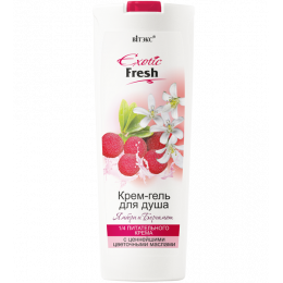 Крем-гель для душа Витекс Exotic Fresh Ямбери и Бергамот 500 мл 0,58 кг Крем-гель для душа Витекс Exotic Fresh Ямбери и Бергамот 500 мл 0,58 кг