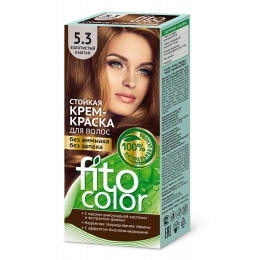 Крем-краска стойкая для волос Fitocolor цвета золотистый каштан