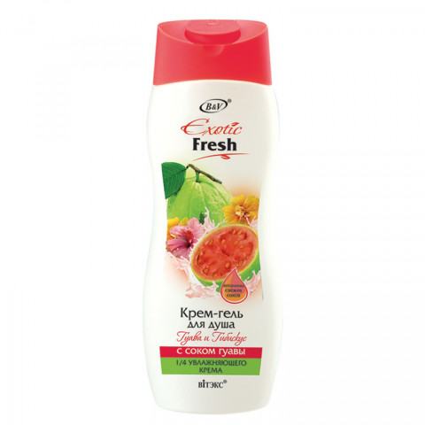 Крем-гель для душа Витекс EXOTIC FRESH JUISE ГУАВА и ГИБИСКУС 500мл Крем-гель для душа Витекс EXOTIC FRESH JUISE ГУАВА и ГИБИСКУС 500мл