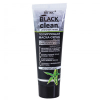 Маска-скраб для лица полирующая Витэкс Black Clean 75 мл Маска-скраб для лица полирующая Витэкс Black Clean 75 мл