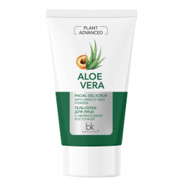Гель-скраб для лица Advanced Aloe Vera с абрикосовой косточкой 120гр.