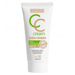 Крем Luxvisage тональный 35 г CC Active complex SPF 10 тон 30 natural Крем Luxvisage тональный 35 г CC Active complex SPF 10 тон 30 natural